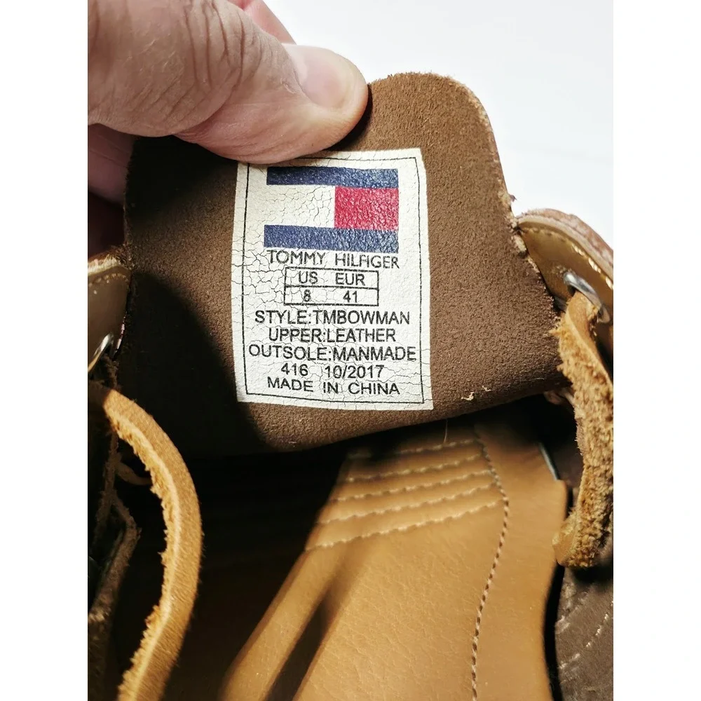 Tommy Hilfiger Men's Bowman Boat Shoes / Loafers 8 Leather Upper